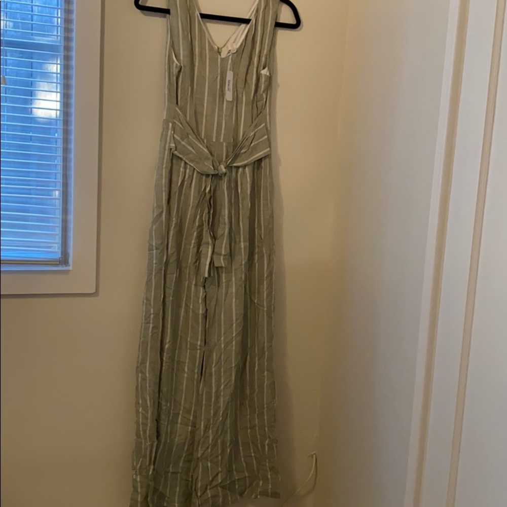 Green jumpsuit